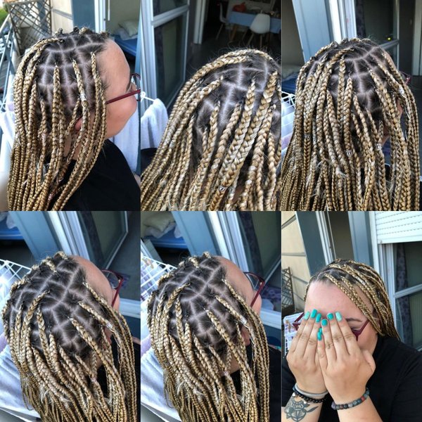 Knotless braids