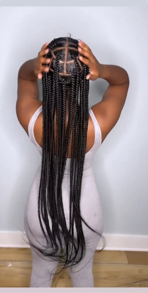 Knotless braids