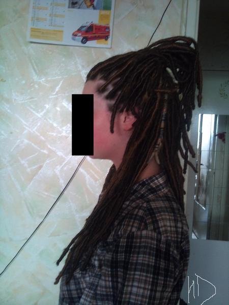 Longues extensions de fausses locks