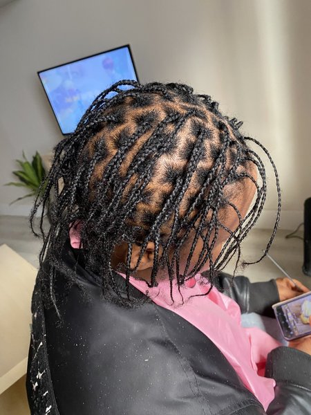 Mini braids sans rajouts 