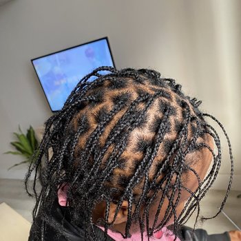 Mini braids sans rajouts 
