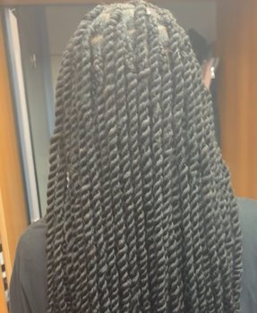 Natte, knotless, twist, micro twist, vanille, rasta box braid, crochet braid