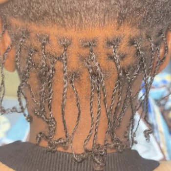 Natte, knotless, twist, micro twist, vanille, rasta box braid, crochet braid