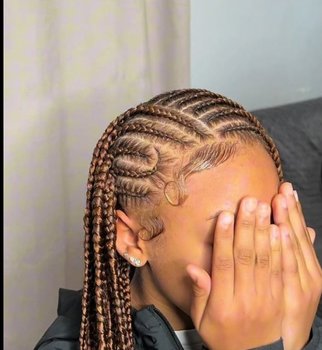 Nattes collées + braids box 