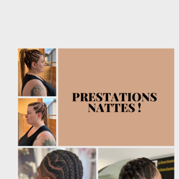 Nattes collées 