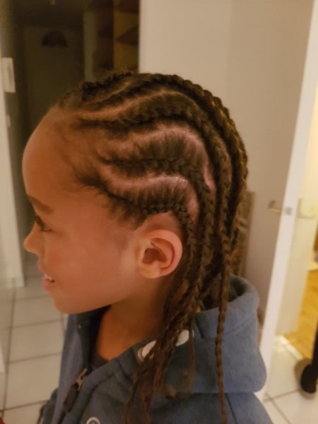 Nattes collés enfant