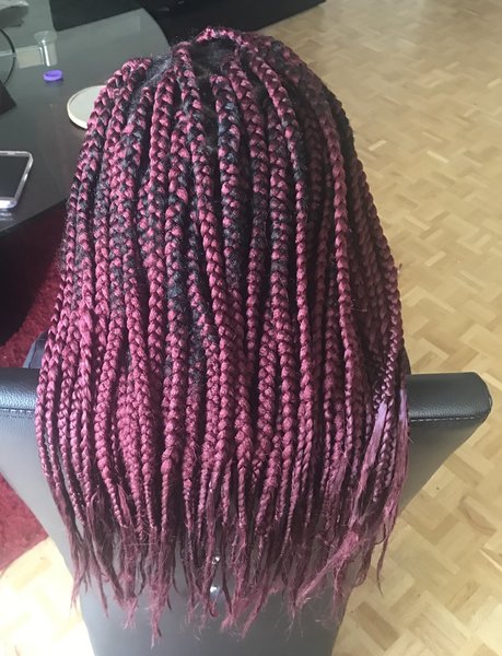 Nattes tailles moyennes
