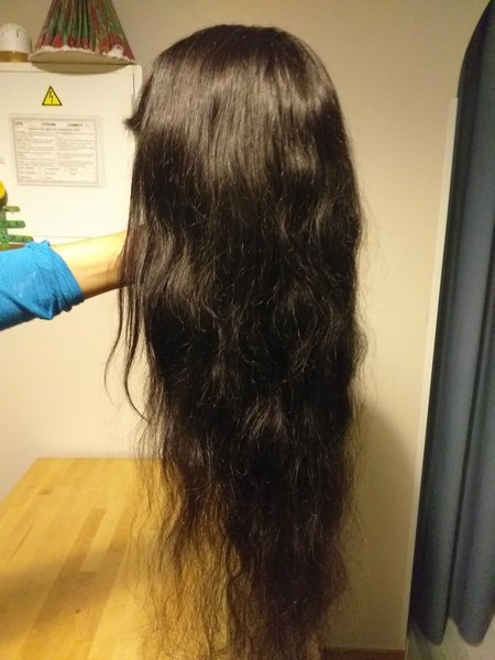 Perruque 32" mèches direct Bresil