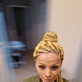 Ponytail nattes collées 