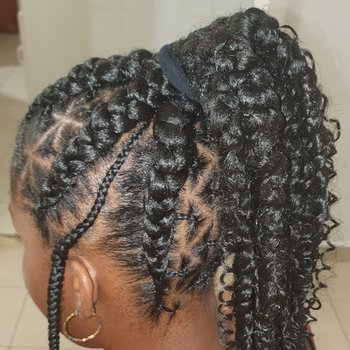 Ponytails braids