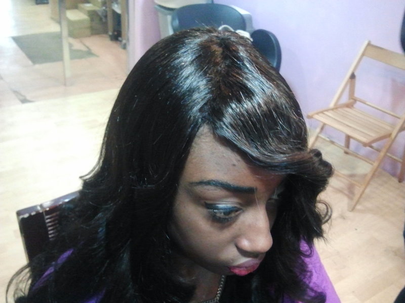 Pose de tissage