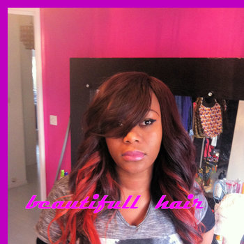raie invisible sans colle tye and dye rouge