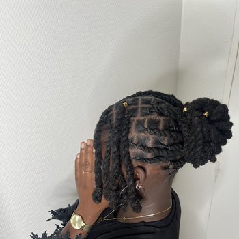 Retwist locks + finition propre et hydratée