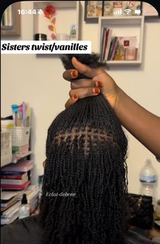 Retwist racines locks