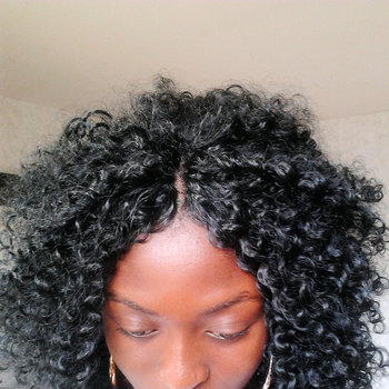 tissage americain sans colle avec raie invisible