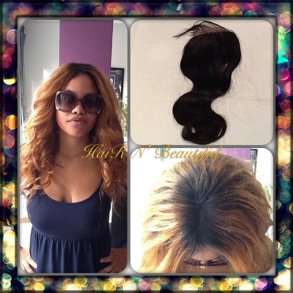 Tissage avec closure 