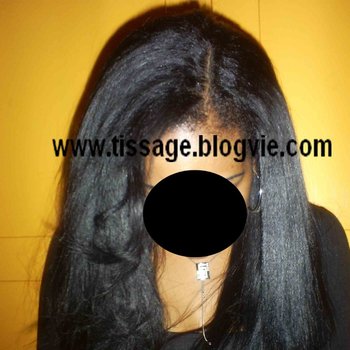 Tissage invisible ouvert tête entière