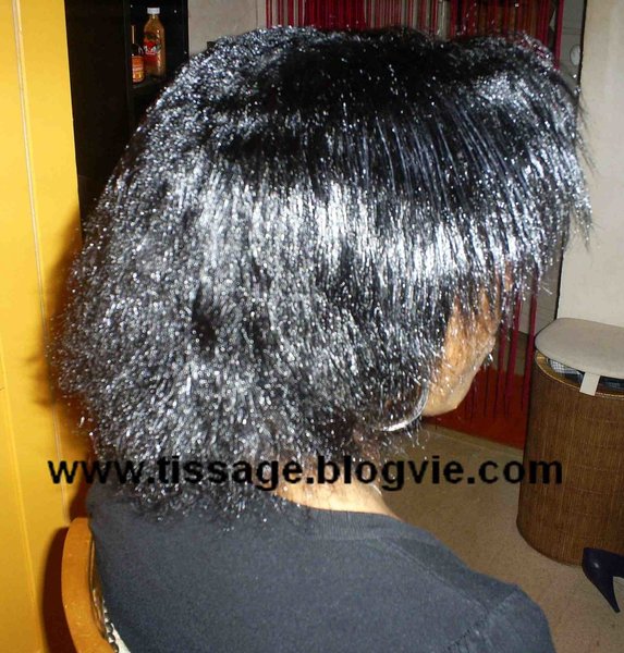 Tissage invisible ouvert tête entière