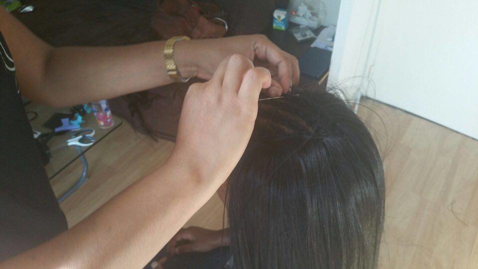 tissage rajout
