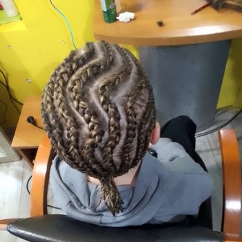 Tresse natte collet garçon