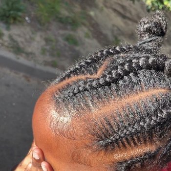Tresses collées freestyle