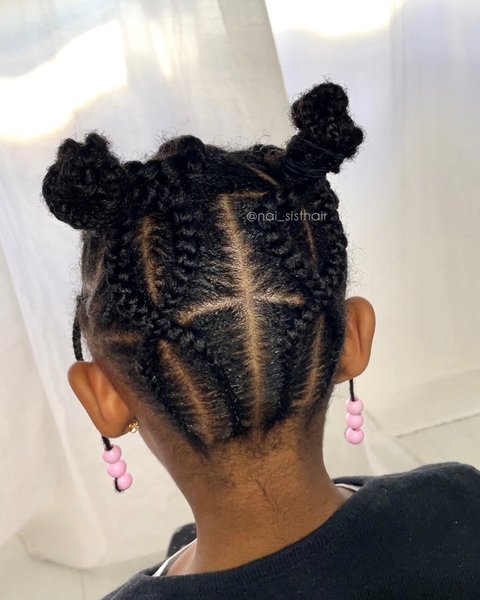 Tresses collées freestyle