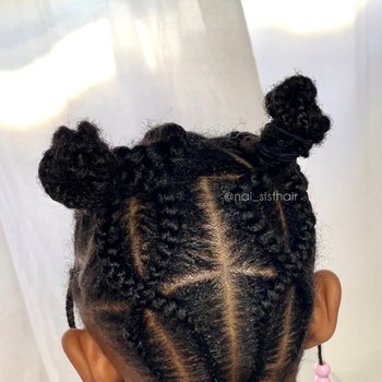 Tresses collées freestyle