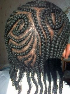 Tresses Collées Homme