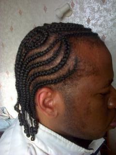 Tresses Collées Homme