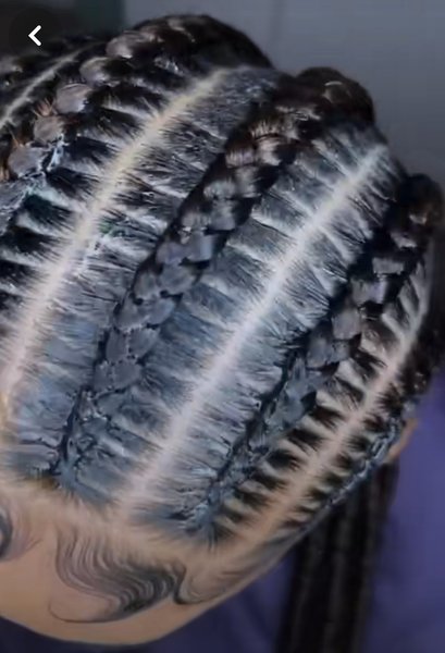 Tresses collées