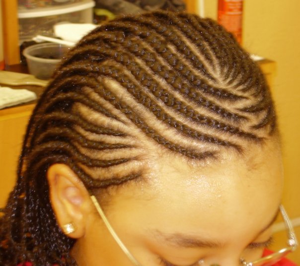 tresses collées