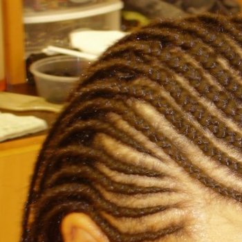 tresses collées
