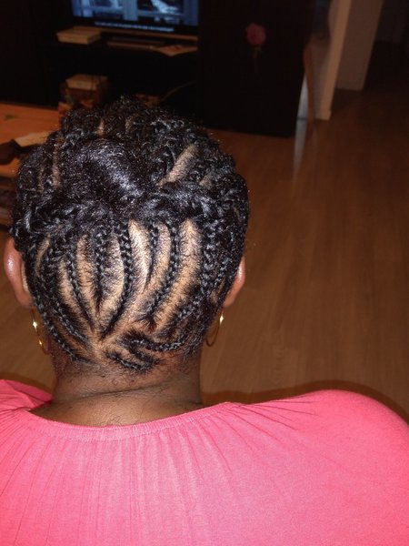 Tresses collées