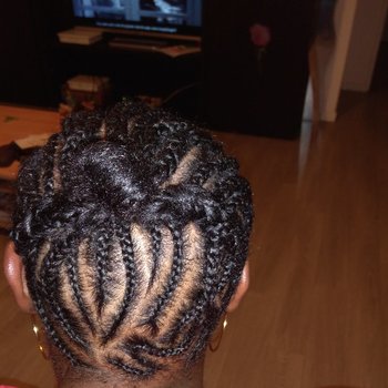 Tresses collées