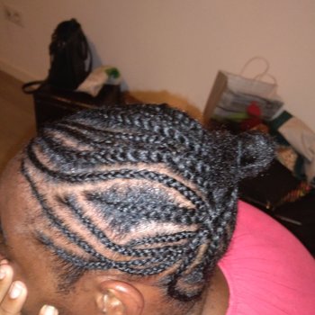 Tresses collées