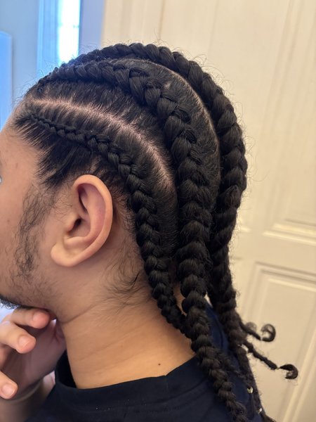 tresses homme