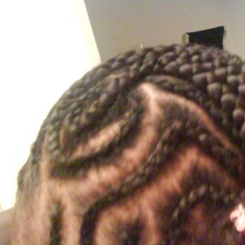 tresses plaquées enfant
