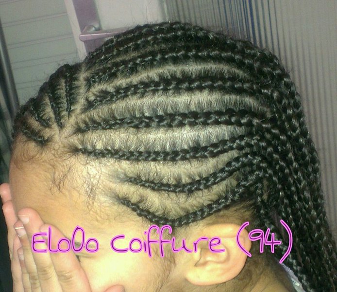 Tresses plaquées enfant