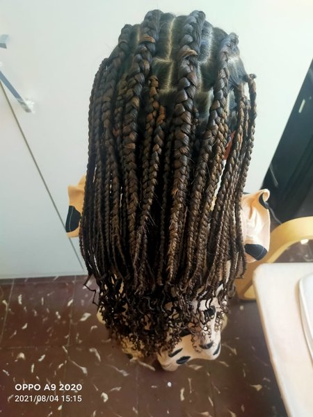 tresses plaquees et lachees