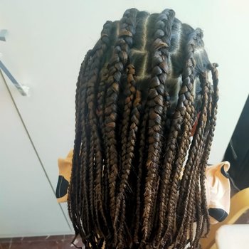 tresses plaquees et lachees