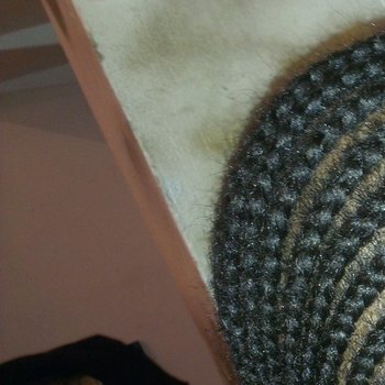 Tresses plaquées homme