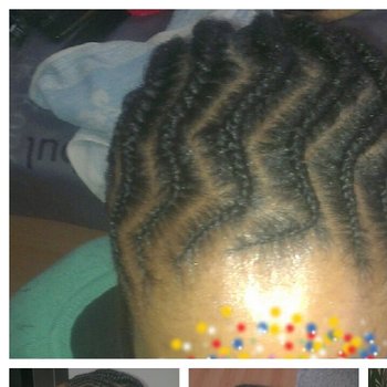 Tresses plaquées ZIGZAG
