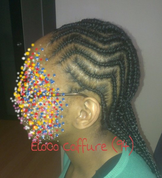 Tresses plaquées ZIGZAG