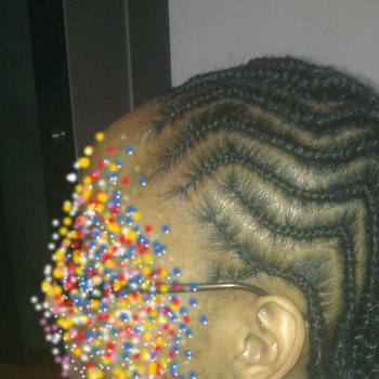 Tresses plaquées ZIGZAG