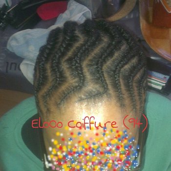 Tresses plaquées ZIGZAG