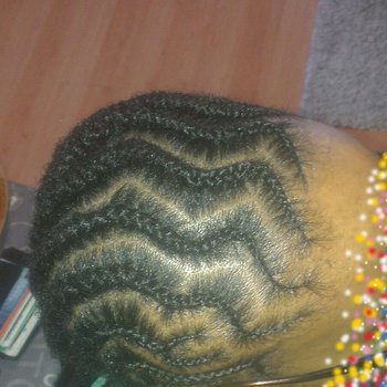Tresses plaquées ZIGZAG