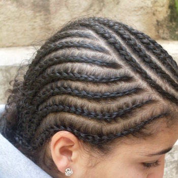 Tresses plaquées 