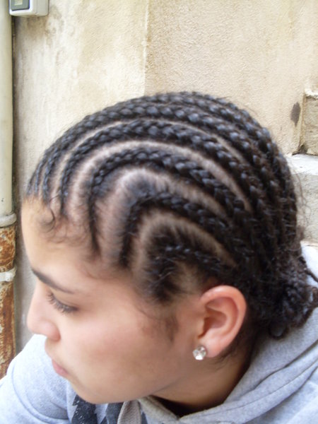 Tresses plaquées 