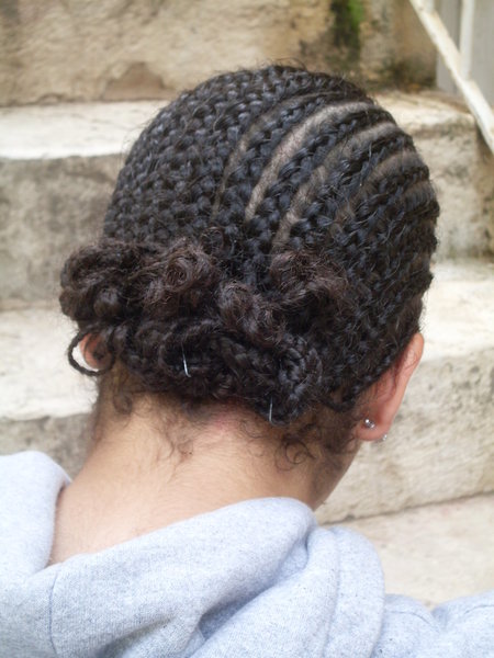 Tresses plaquées 