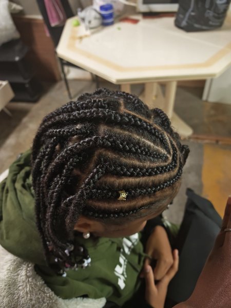 Tresses protectrices (nattes collées)